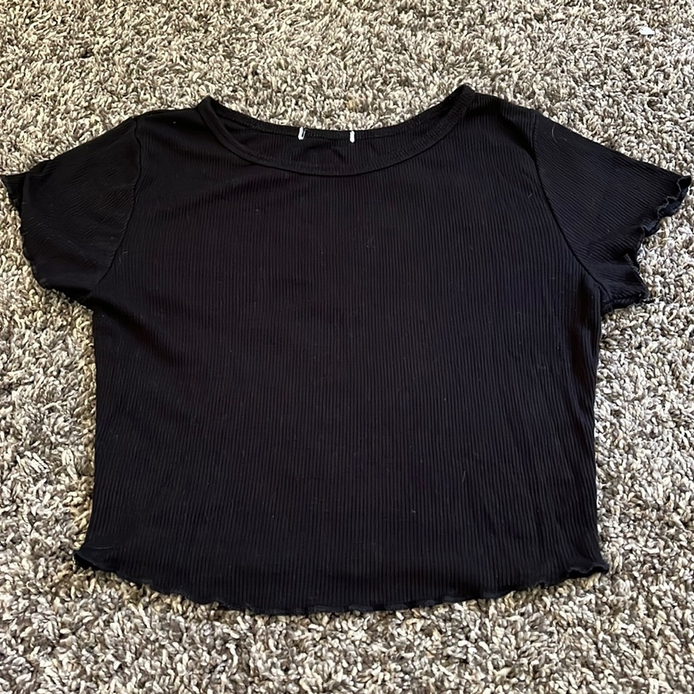 Ribbed baby tee